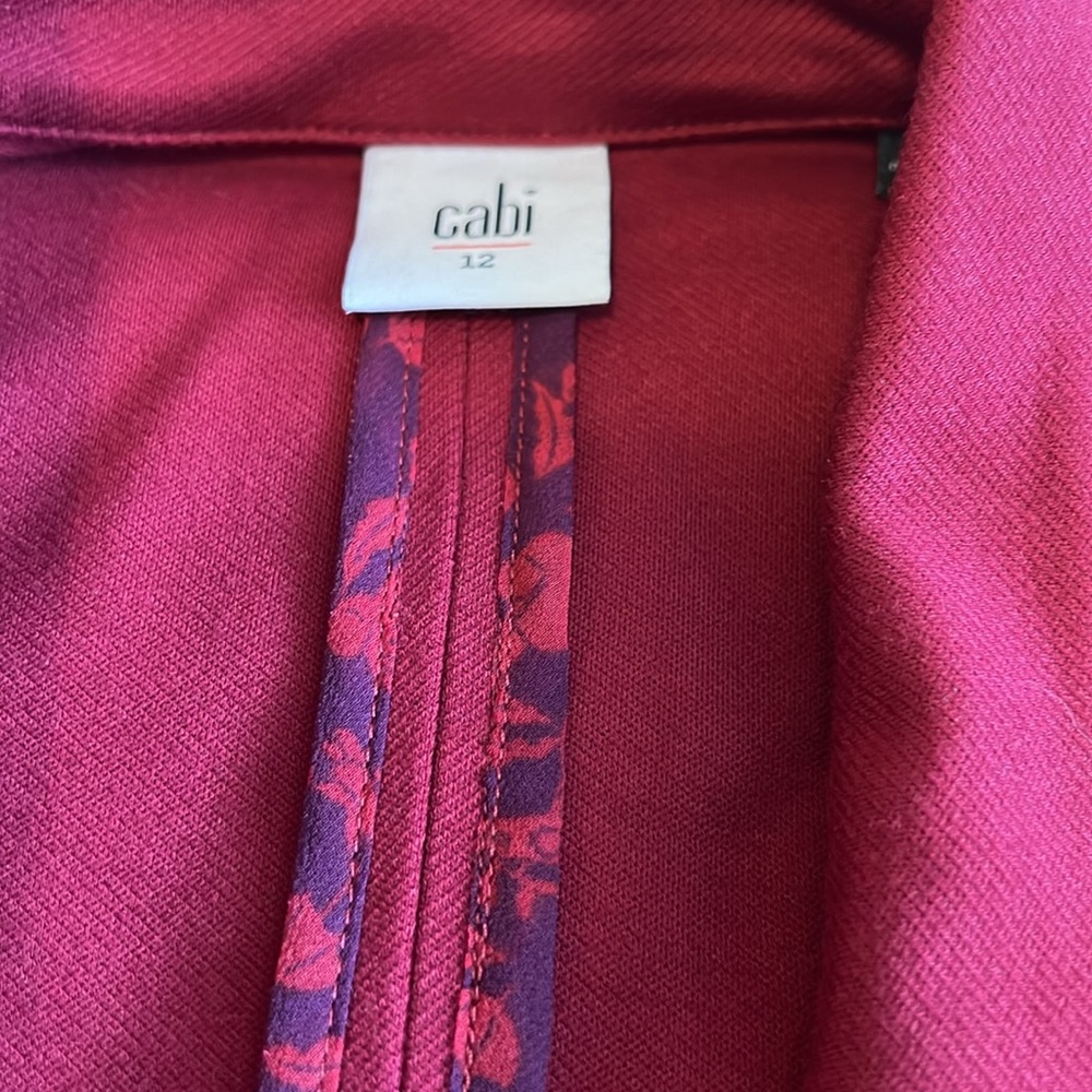 CAbi Red Blazer - Picture 2 of 3